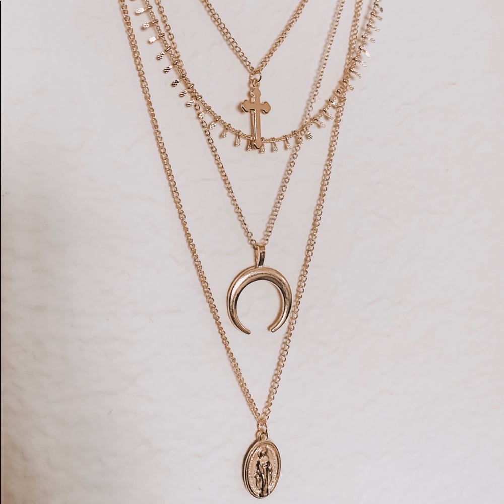 Layered Pendant Necklace